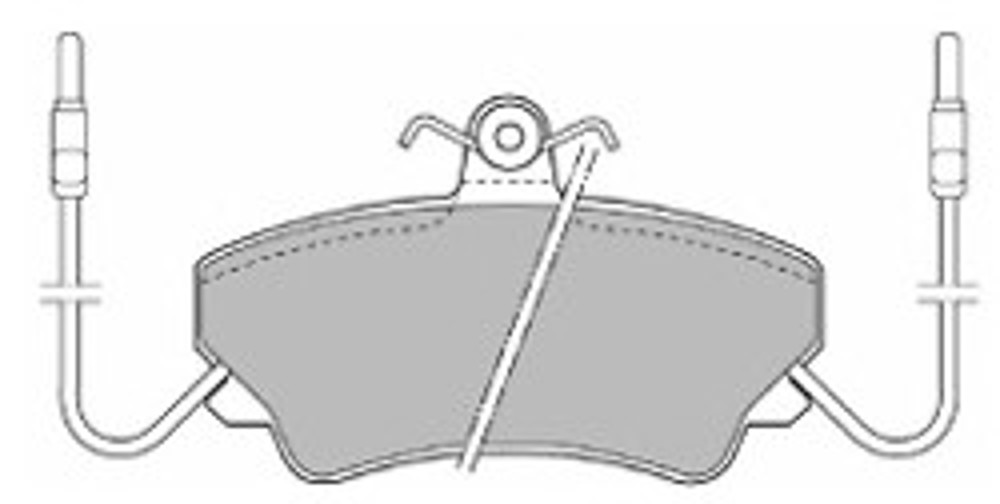 Колодки тормозные дисковые MAPCO 6400