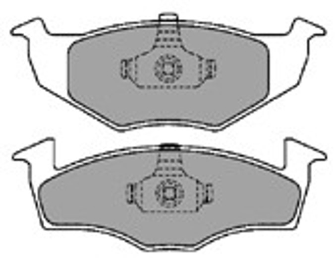 Колодки тормозные дисковые MAPCO 6406/2