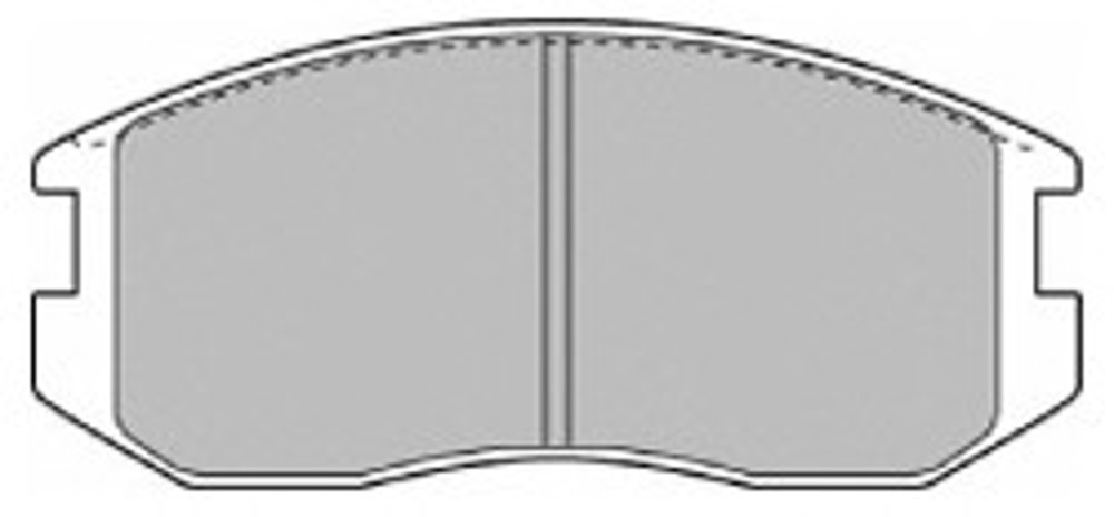 Колодки тормозные дисковые MAPCO 6410