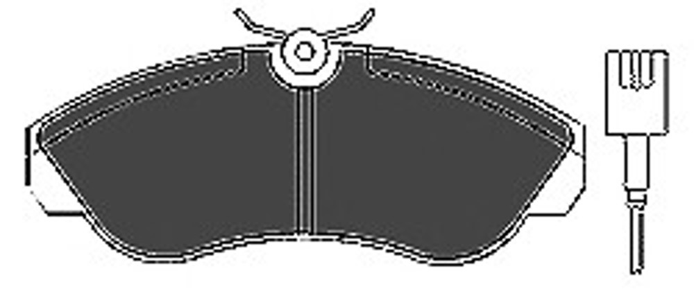 Колодки тормозные дисковые MAPCO 6432