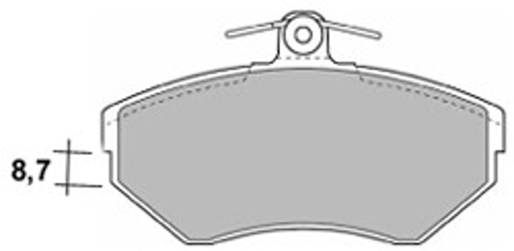 Колодки тормозные дисковые MAPCO 6465/1