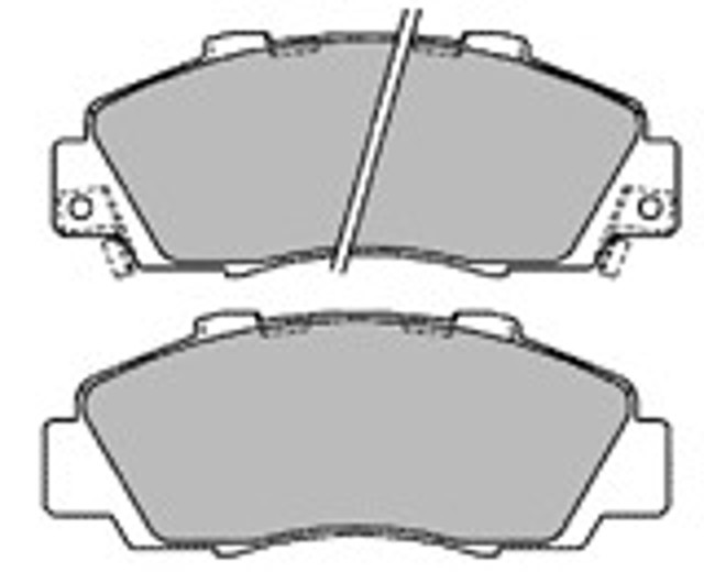Колодки тормозные дисковые MAPCO 6528