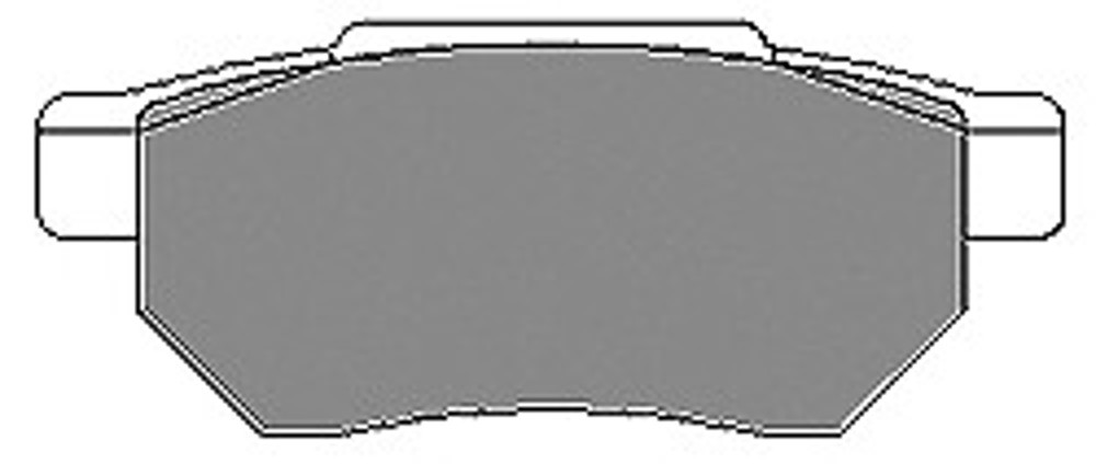 Колодки тормозные дисковые MAPCO 6530