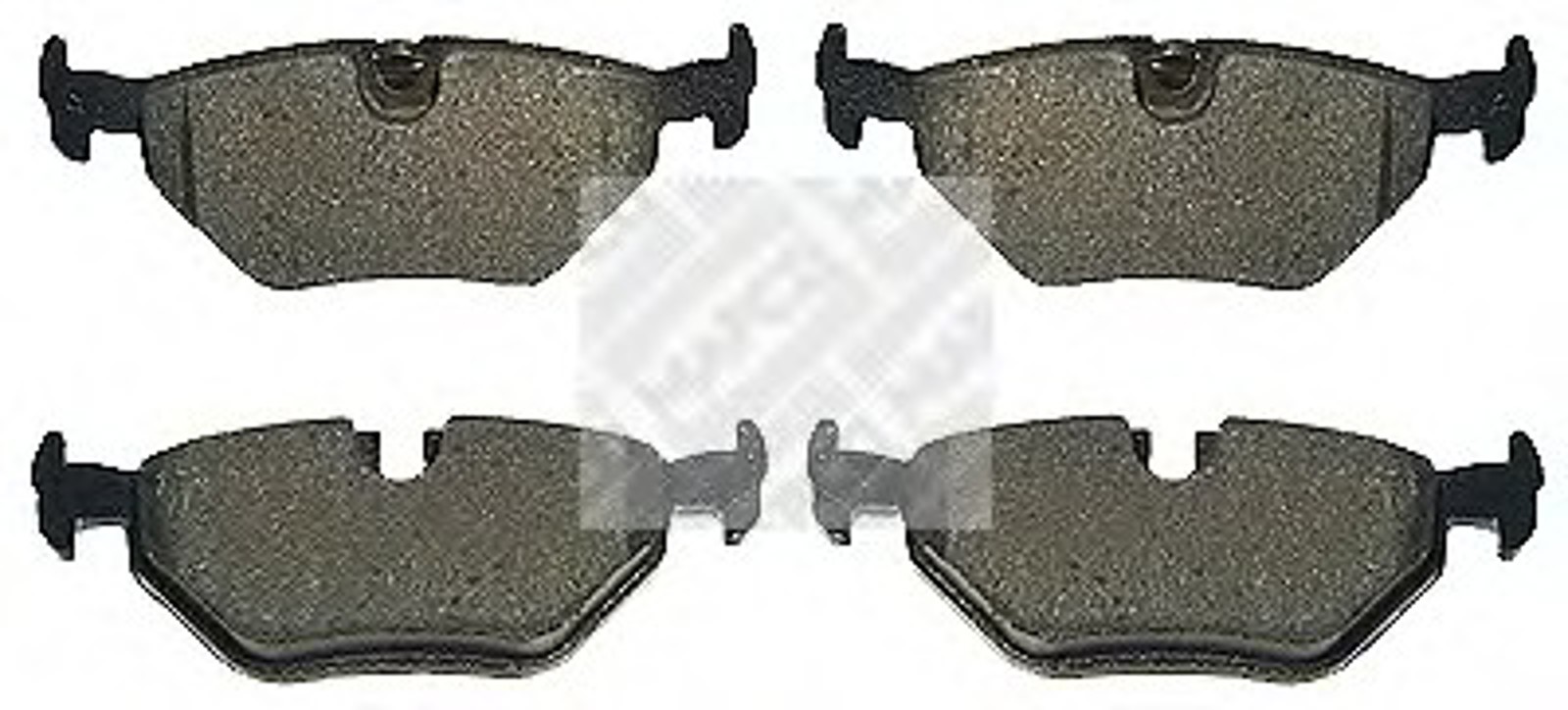 Колодки тормозные дисковые MAPCO 6532