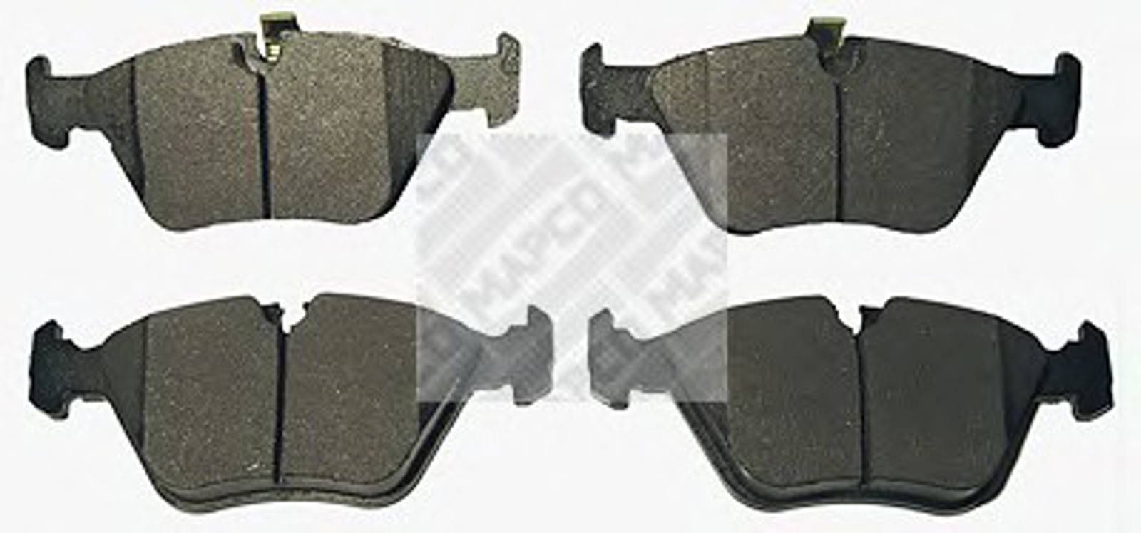 Колодки тормозные дисковые MAPCO 6533
