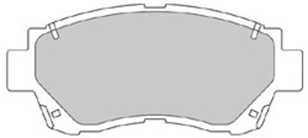 Колодки тормозные дисковые MAPCO 6539