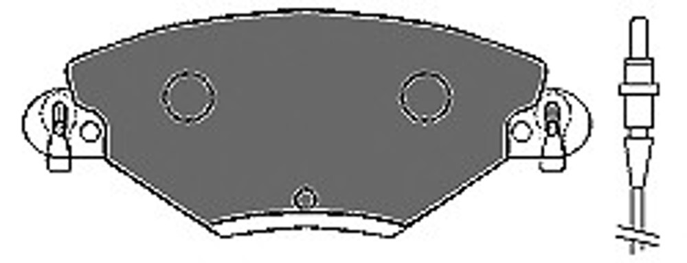 Колодки тормозные дисковые MAPCO 6565