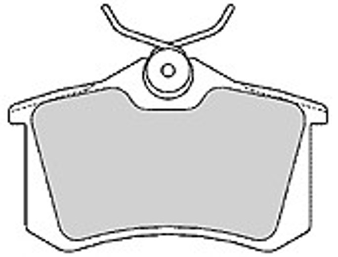 Колодки тормозные дисковые MAPCO 6579