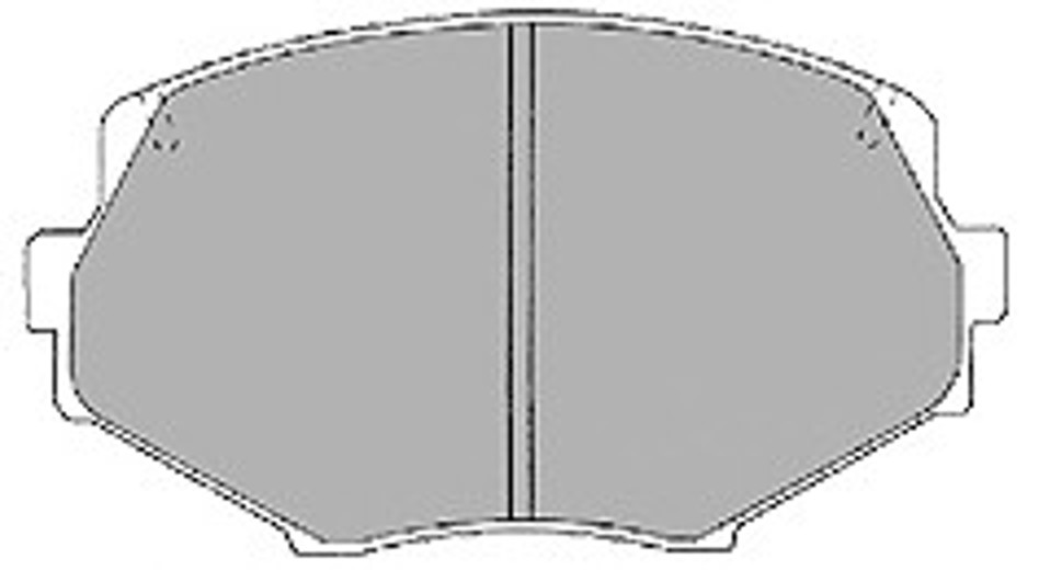 Колодки тормозные дисковые MAPCO 6588