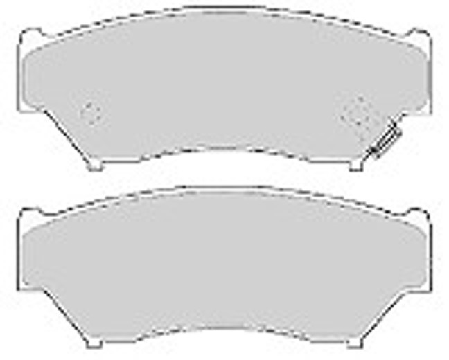 Колодки тормозные дисковые MAPCO 6592