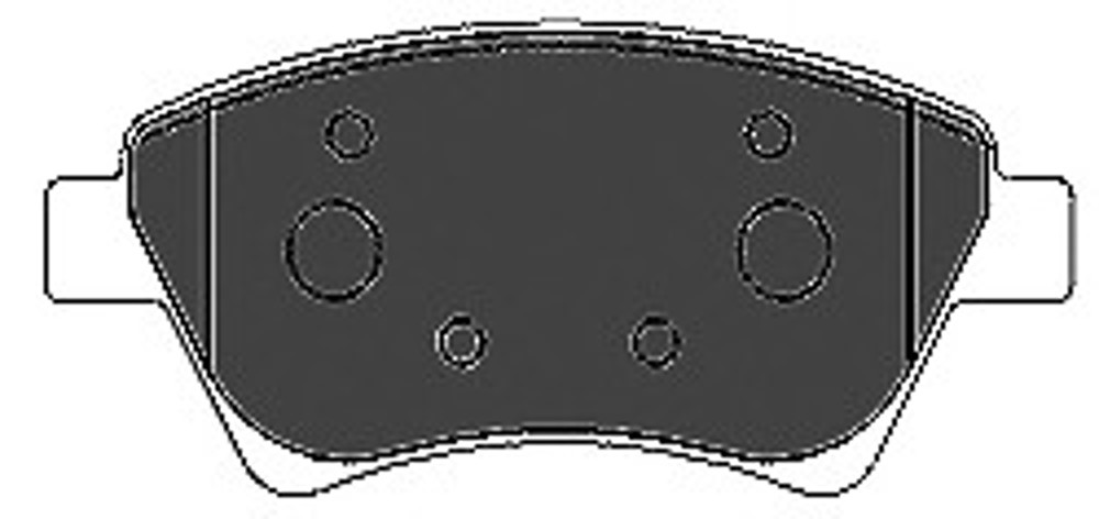 Колодки тормозные дисковые MAPCO 6609