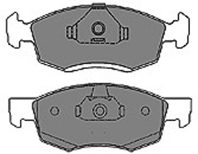 Колодки тормозные дисковые MAPCO 6612