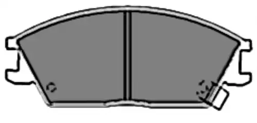 Тормозные колодки MAPCO 6654