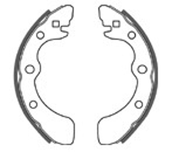 Колодки тормозные барабанные MAPCO 8541