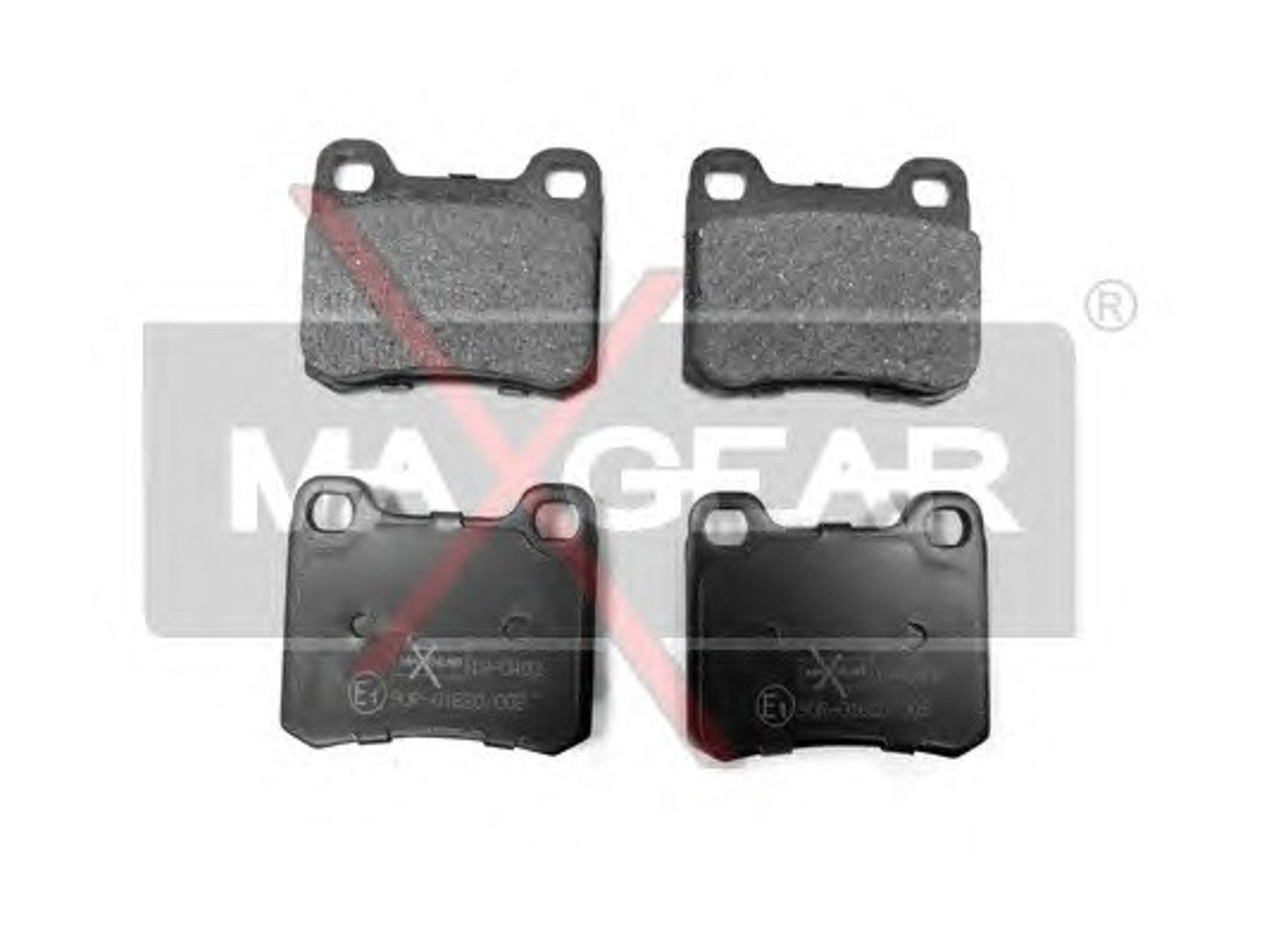 Комплект тормозных колодок дисковый тормоз MAXGEAR 19-0402