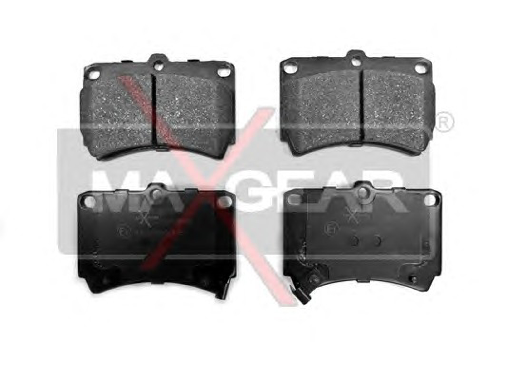 Комплект тормозных колодок дисковый тормоз MAXGEAR 19-0440