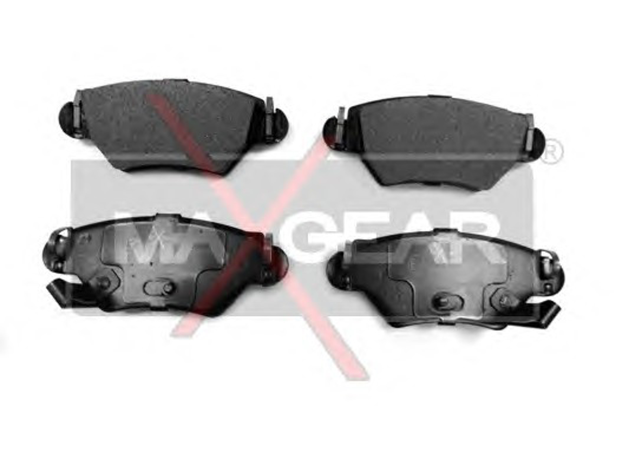 Комплект тормозных колодок дисковый тормоз MAXGEAR 19-0468