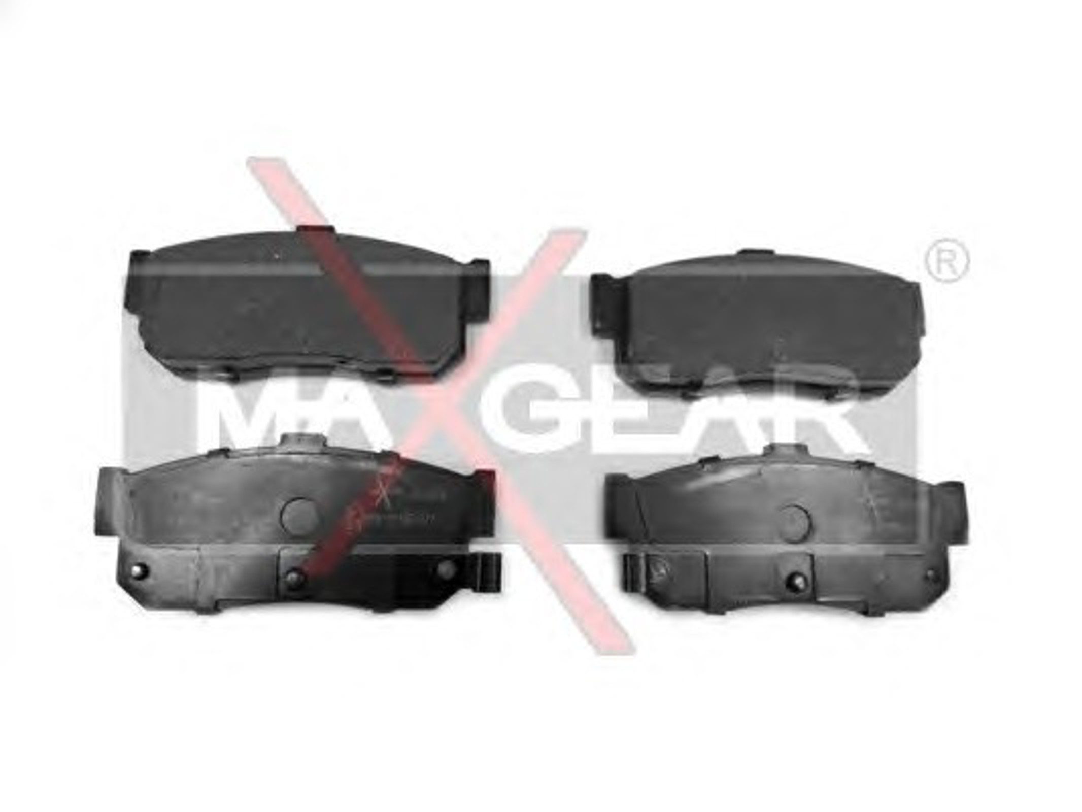 Комплект тормозных колодок дисковый тормоз MAXGEAR 19-0474
