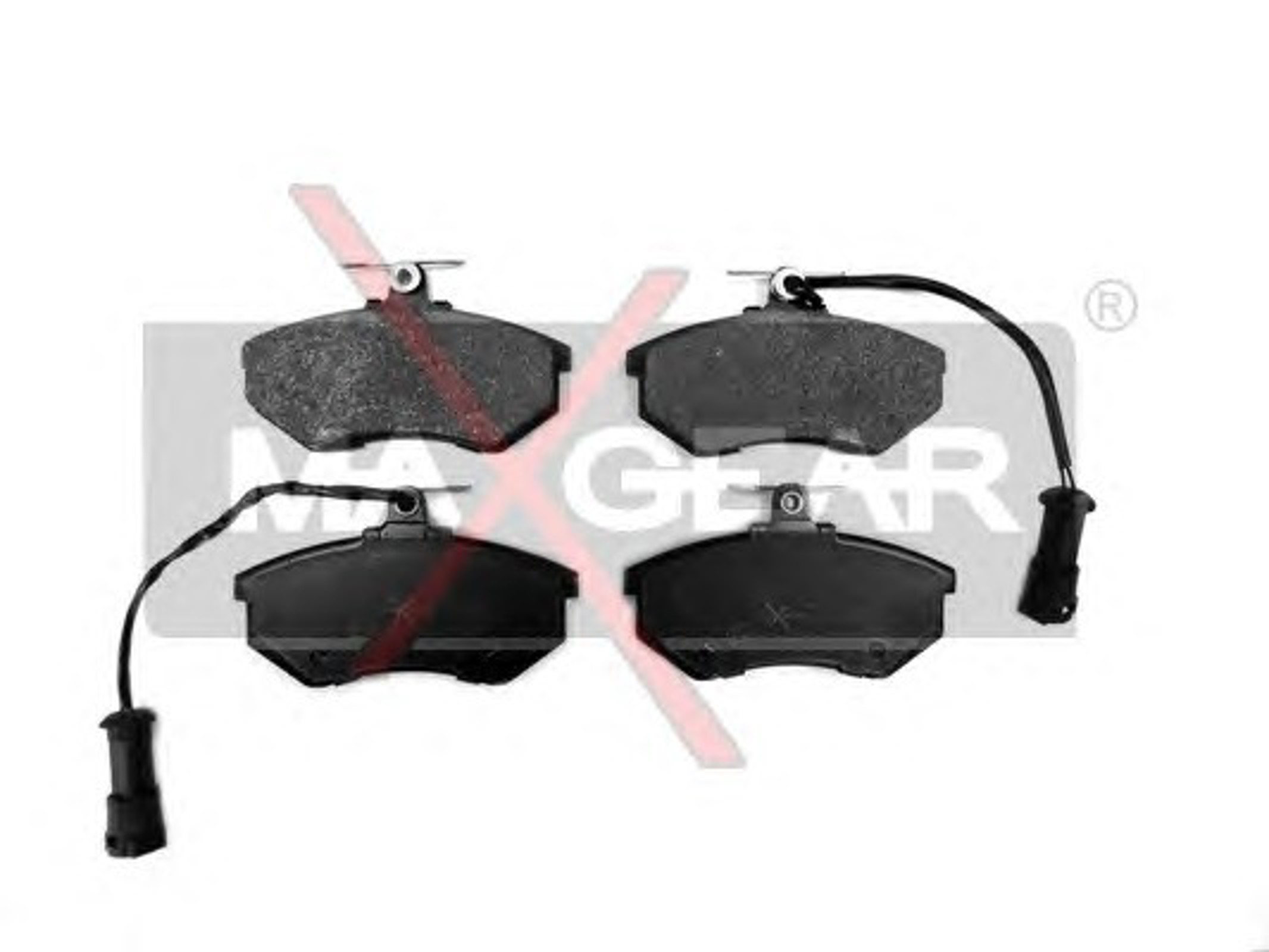 Комплект тормозных колодок дисковый тормоз MAXGEAR 19-0501