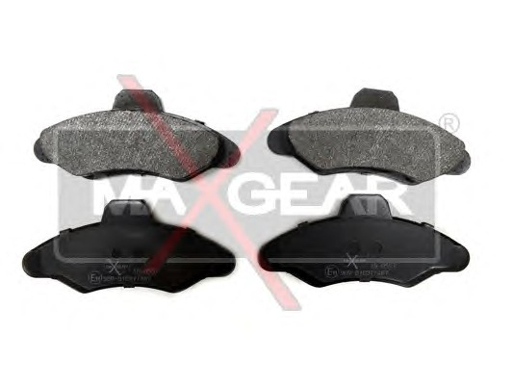 Комплект тормозных колодок дисковый тормоз MAXGEAR 19-0557