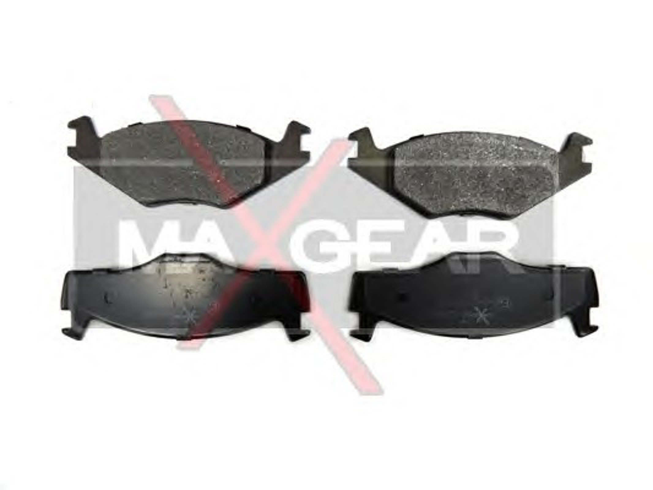 Комплект тормозных колодок дисковый тормоз MAXGEAR 19-0582