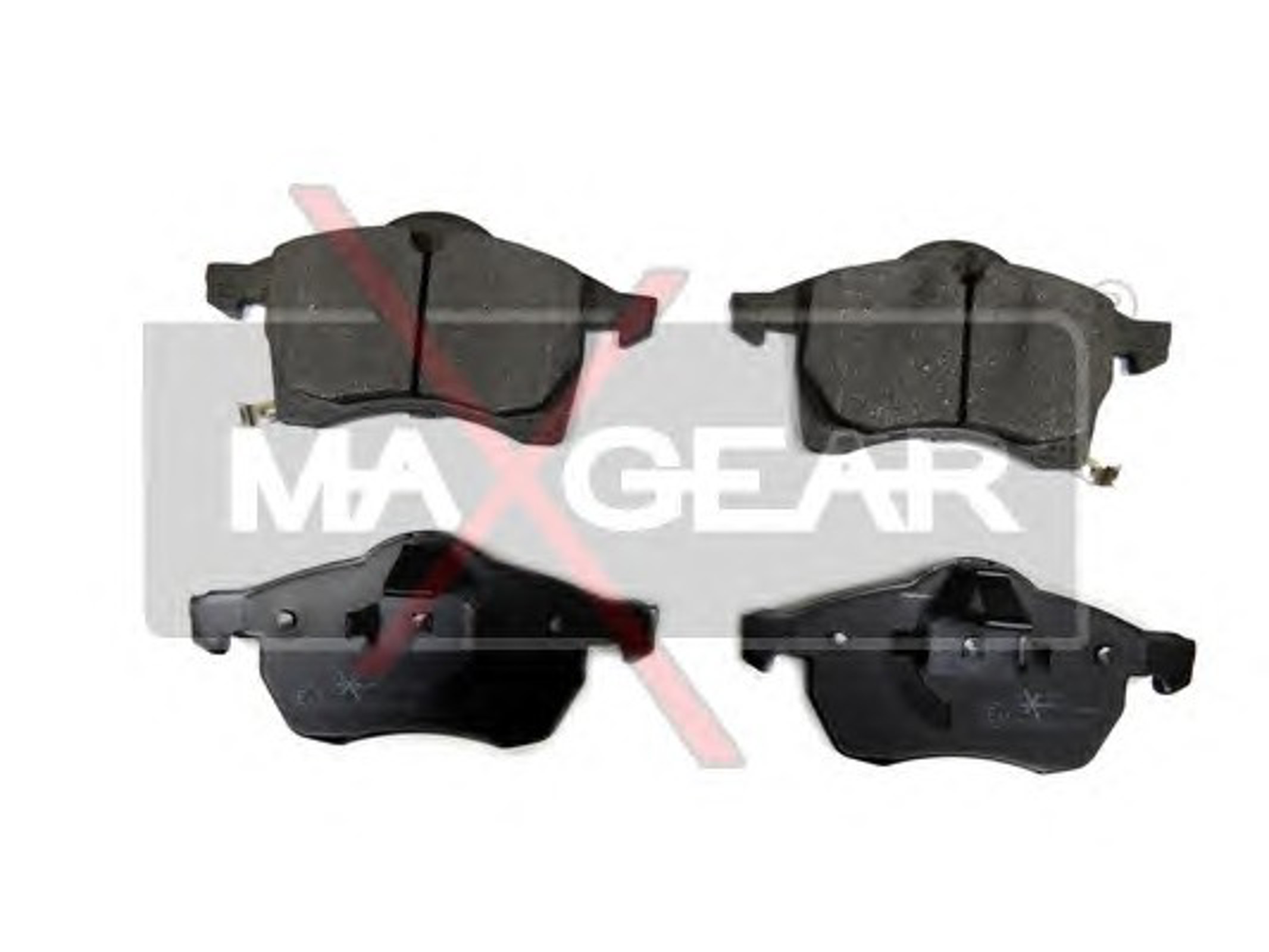 Комплект тормозных колодок дисковый тормоз MAXGEAR 19-0641