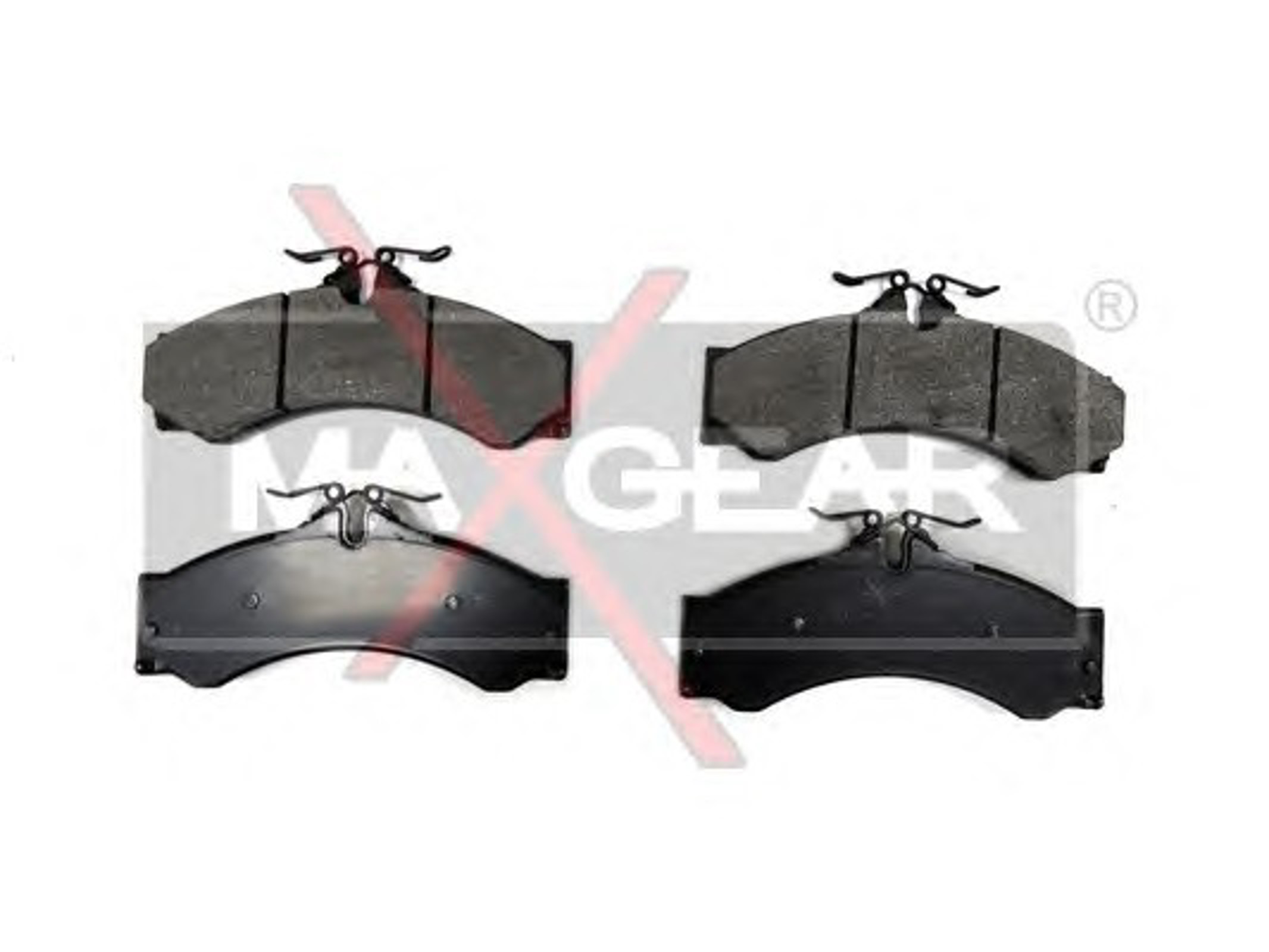 Комплект тормозных колодок дисковый тормоз MAXGEAR 19-0667