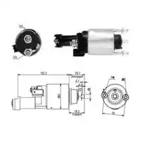 Втягивающее реле стартера MEAT & DORIA 46315