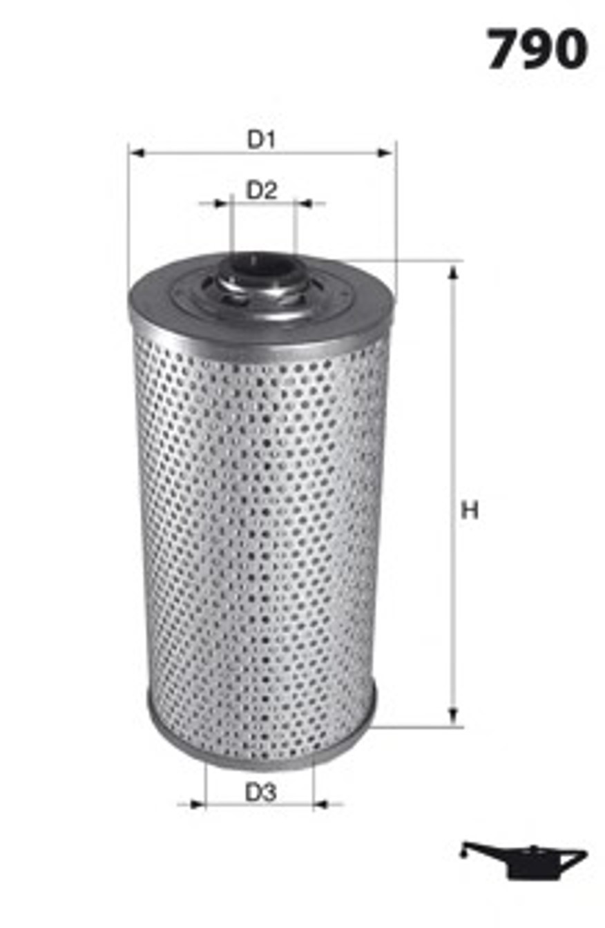 Фильтр масляный MECAFILTER ELH4166