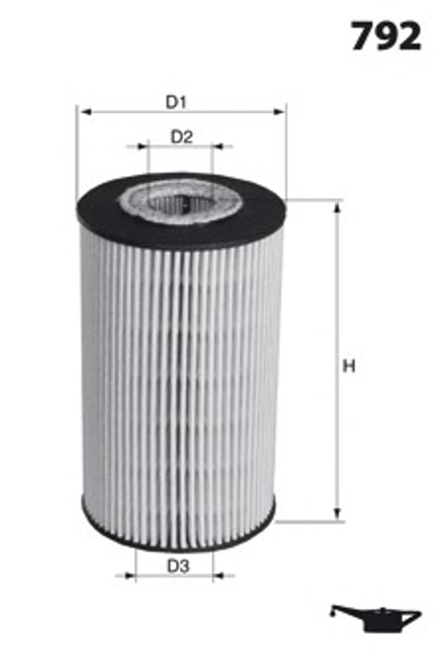 Фильтр масляный MECAFILTER ELH4407