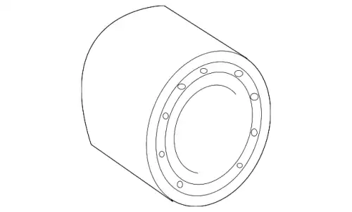 Mb140 981 03 05 подшипник ступицы передней