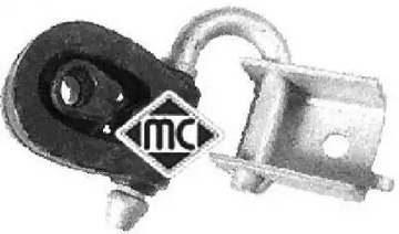 Кронштейн глушителя с резинкой METALCAUCHO 04272
