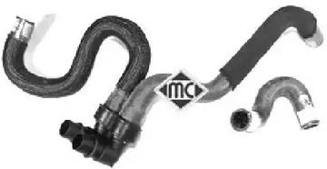 Патрубок печки psa 306 2.0hdi METALCAUCHO 08615