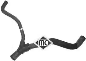 Шланг радиатора megane f9q METALCAUCHO 08918