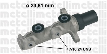 Главный тормозной цилиндр METELLI 05-0582