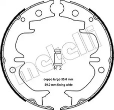Комплект тормозных колодок стояночная тормозной системы METELLI 53-0442
