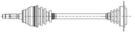 Приводной вал METELLI 17-0790