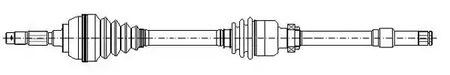 Приводной вал METELLI 17-0141