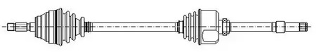 Приводной вал METELLI 17-0405