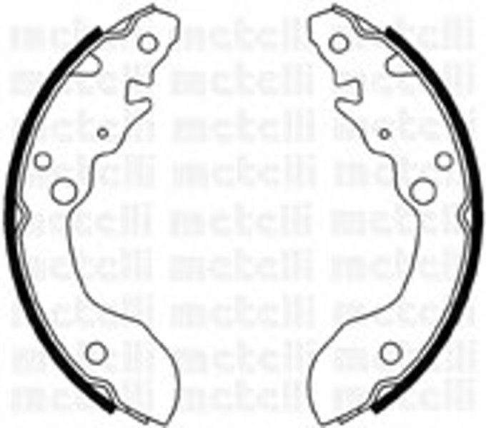 Комплект тормозных колодок METELLI 53-0402