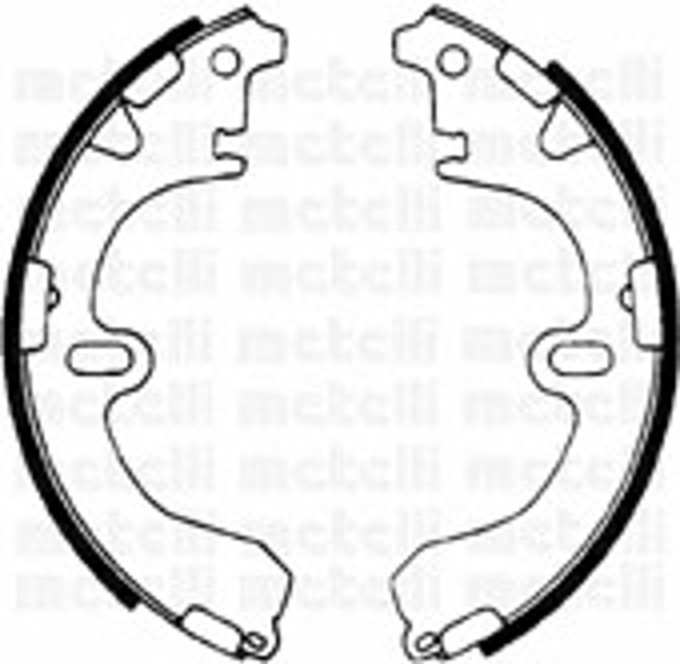 Колодки тормозные барабанные METELLI 53-0423