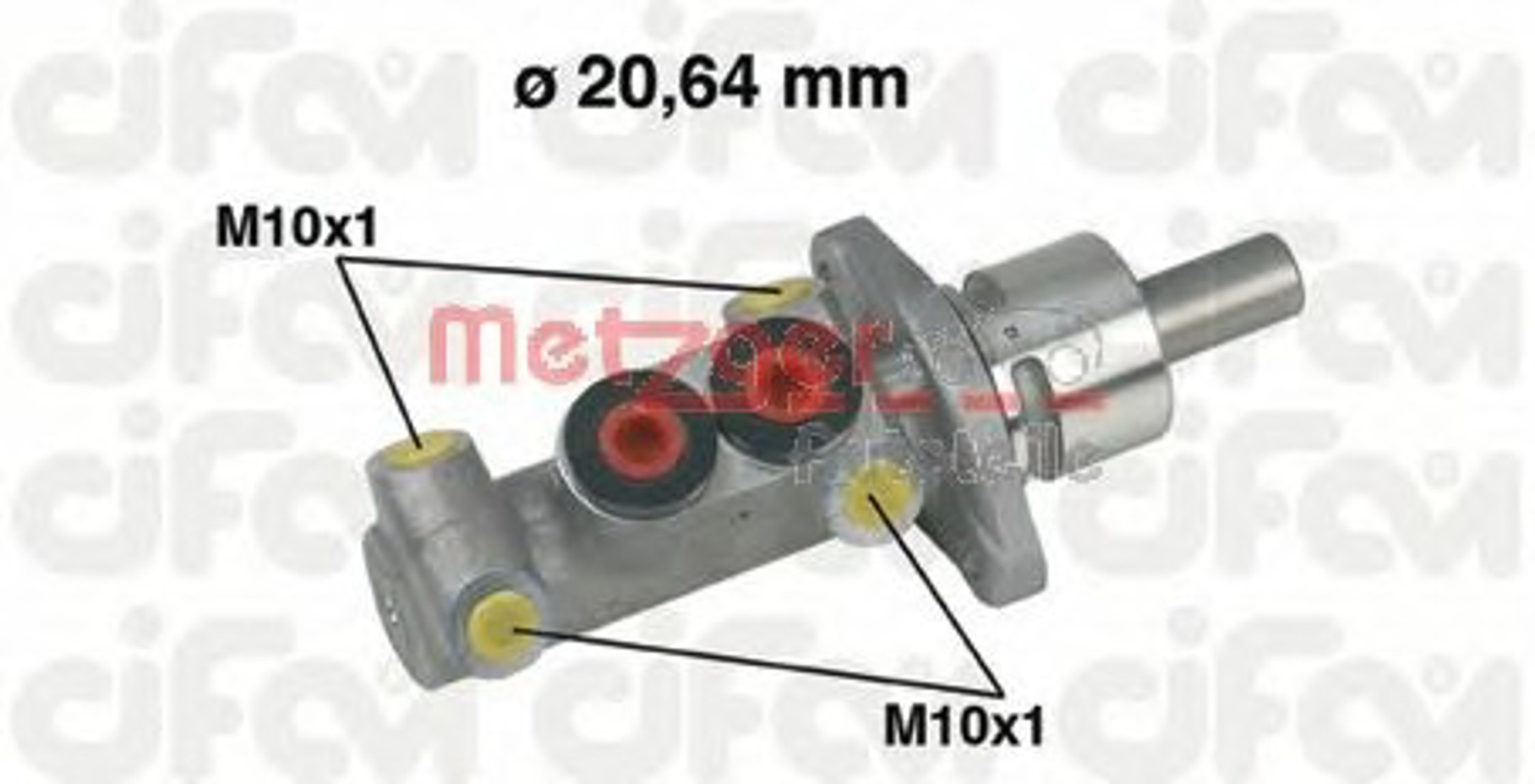Цилиндр тормозной главный METZGER 202-277