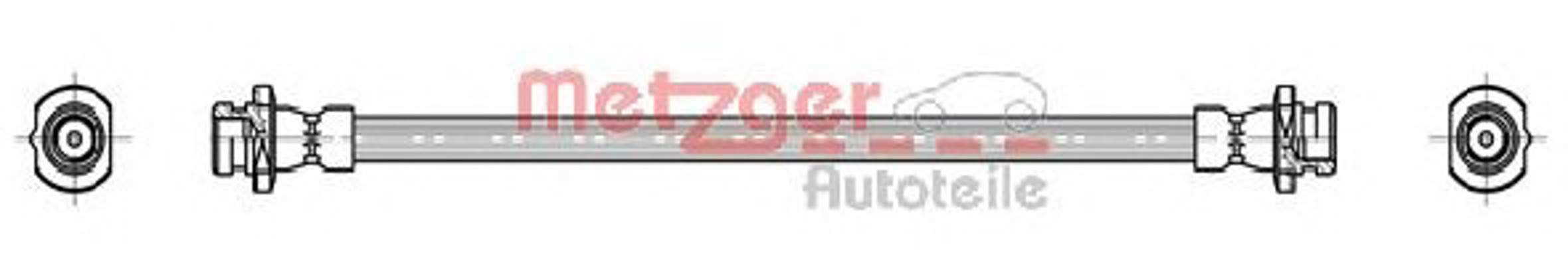 Шланг тормозной METZGER 4111999