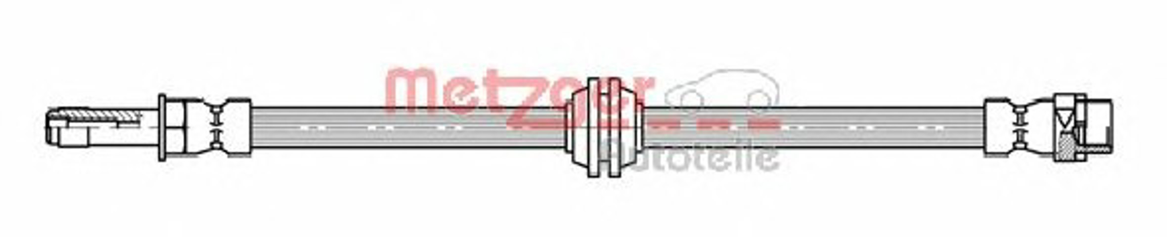 Шланг тормозной METZGER 4114072