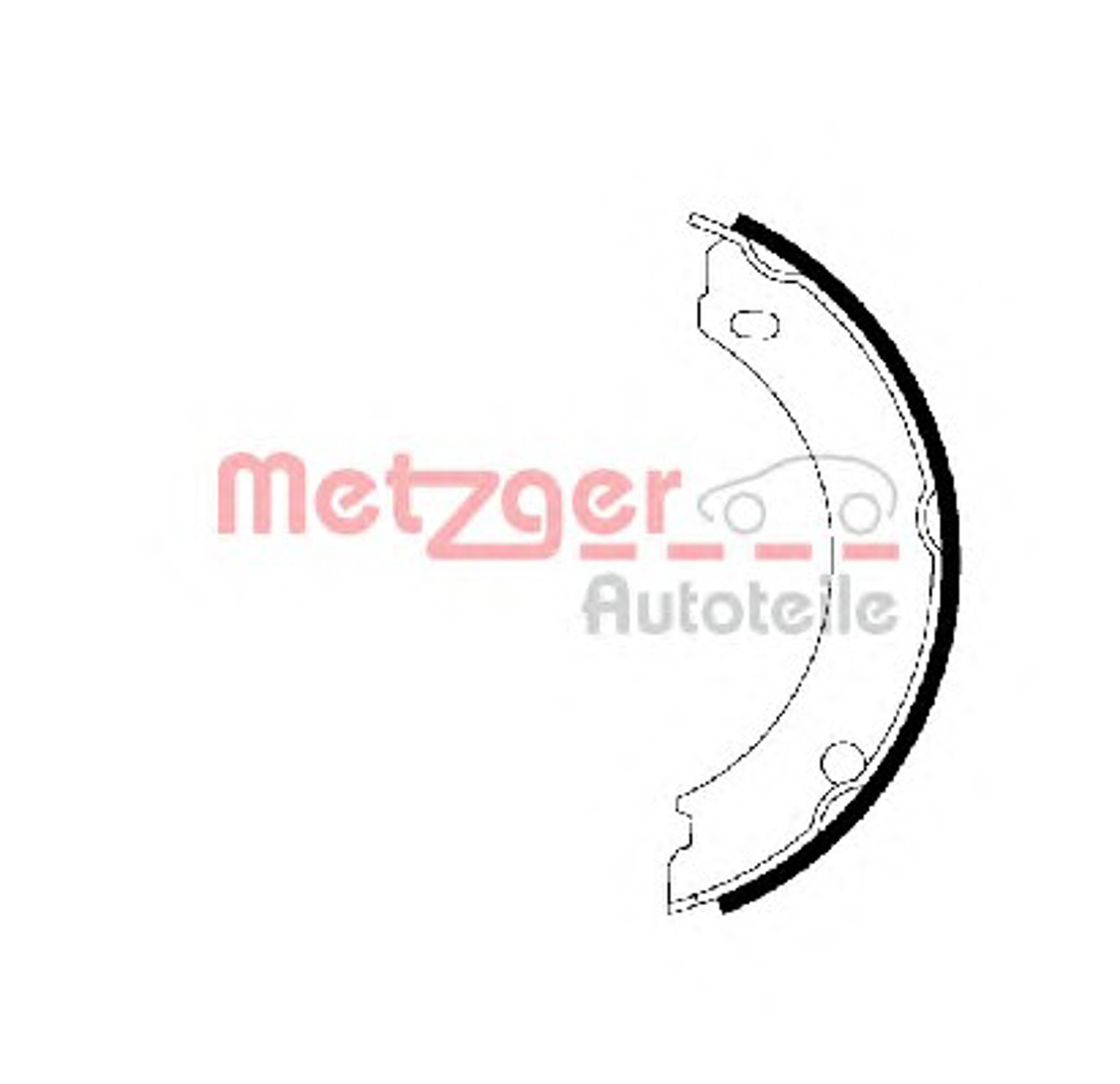 Колодки тормозные барабанные METZGER MG 628