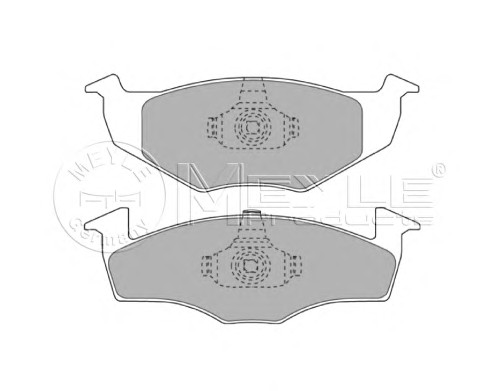 Тормозные колодки MEYLE 025 218 6615