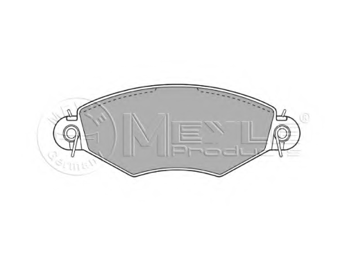 Колодки тормозные дисковые /комплект 4 шт MEYLE 025 219 8018