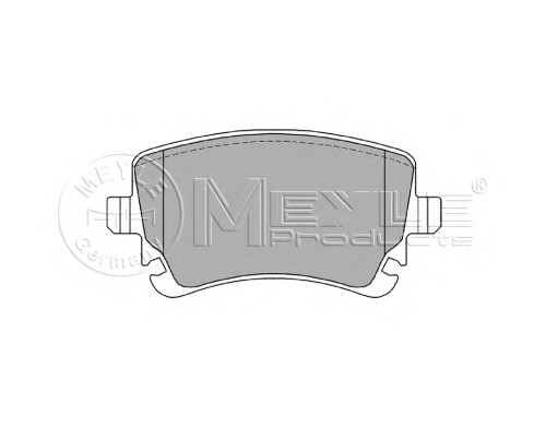 Тормозные колодки MEYLE 025 233 2617