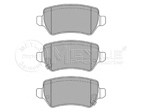 Тормозные колодки MEYLE 025 234 1715/W