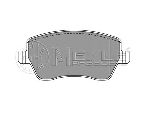 Тормозные колодки MEYLE 025 239 7317